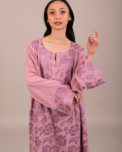 Pink Embroidered 2PC Stitched Shirt & Trousers - JB039