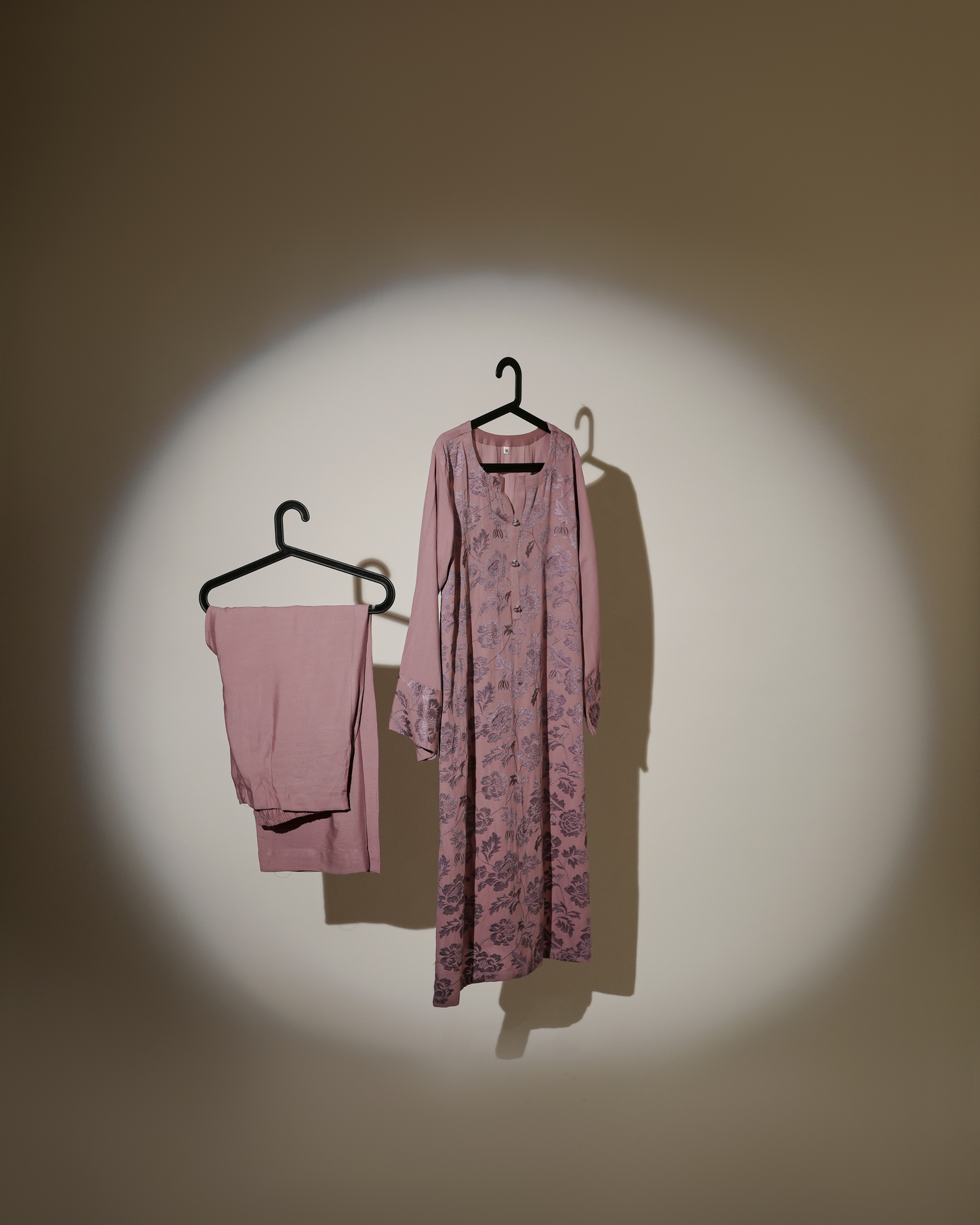 Pink Embroidered 2PC Stitched Shirt & Trousers - JB039