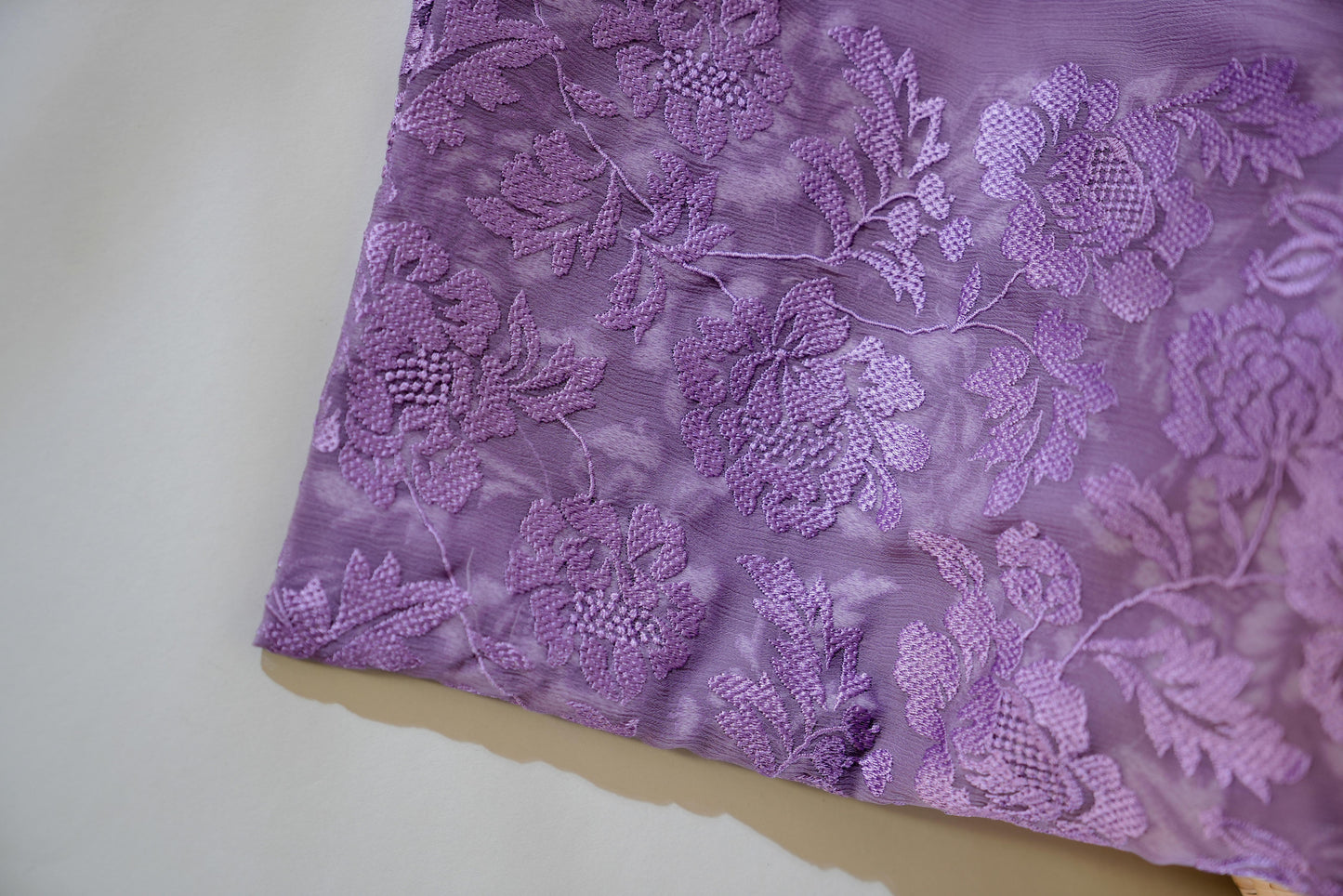 Purple 3PC Unstitched Chiffon - JB028