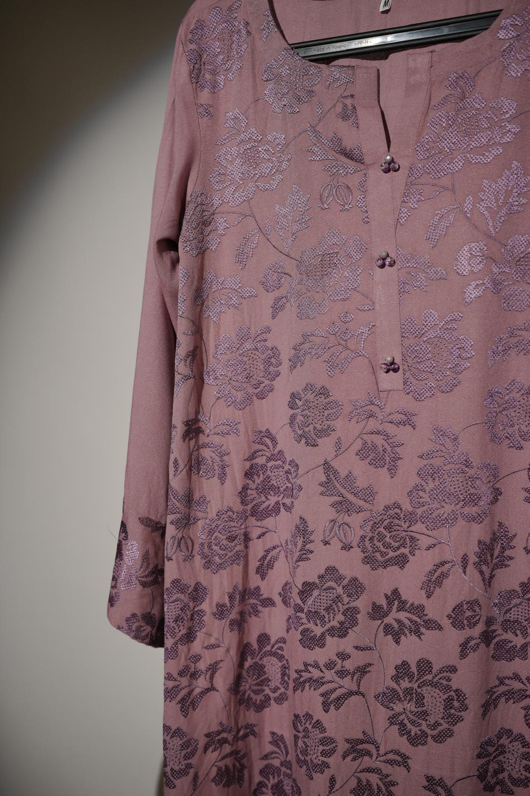 Pink Embroidered 2PC Stitched Shirt & Trousers - JB039