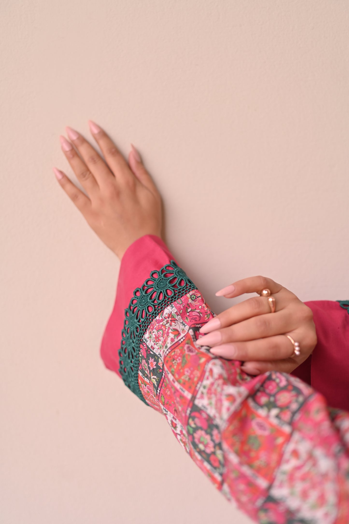 Stitched Printed Straight Shirt + Culottes