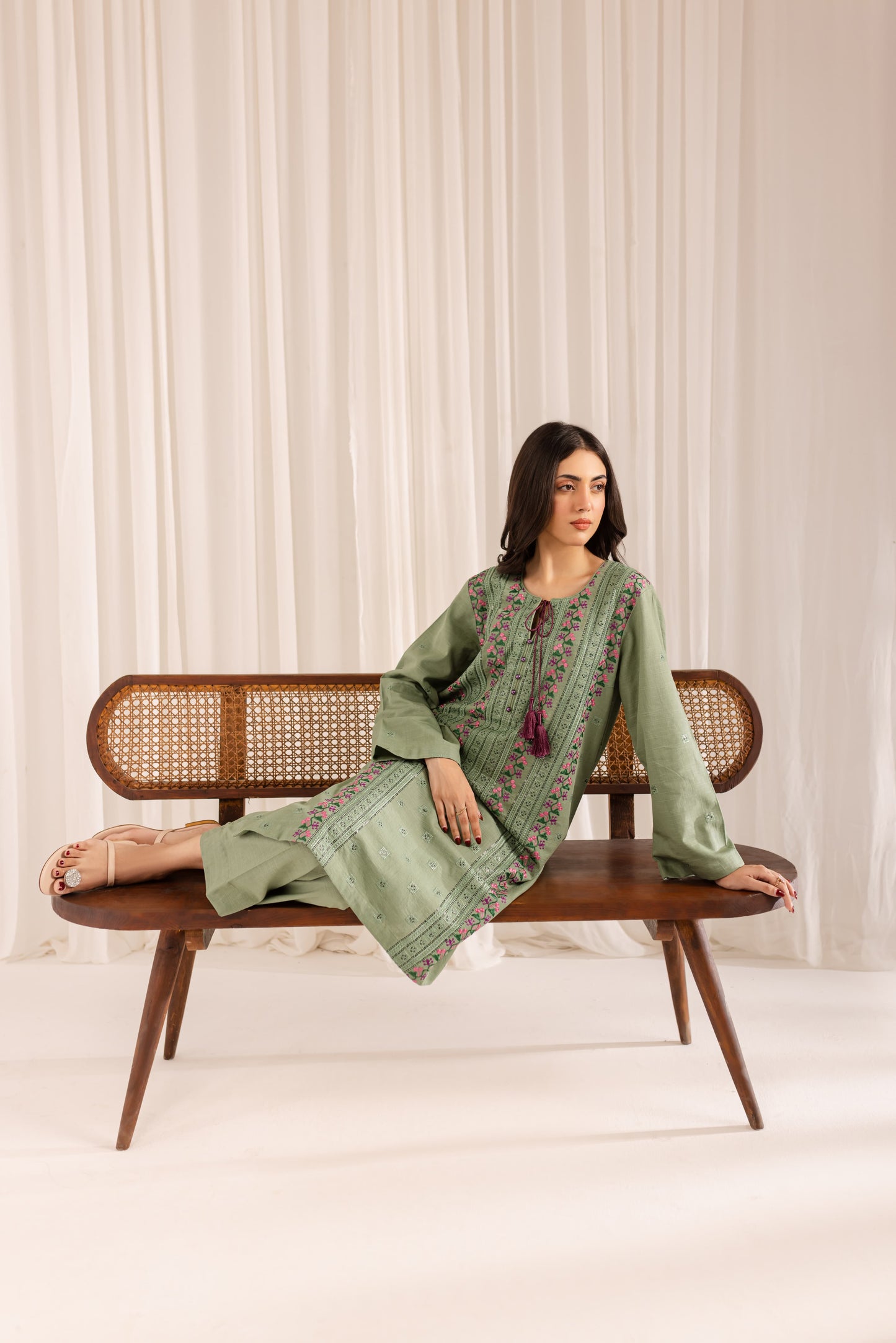 Zohra - 2Pc Embroidered Dress